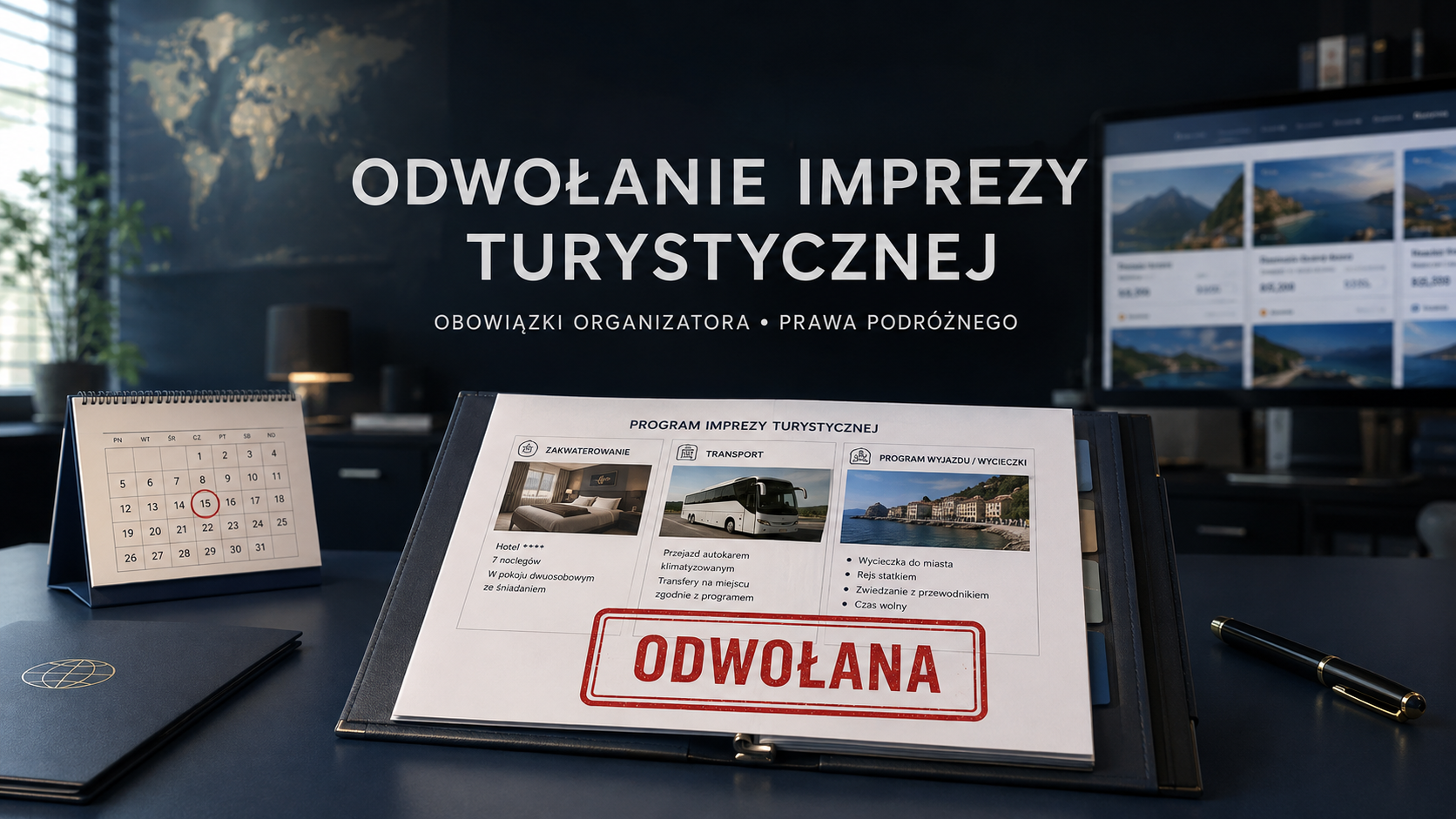 Odwołanie imprezy turystycznej przez organizatora. Kiedy jest możliwe i jakie prawa ma podróżny?